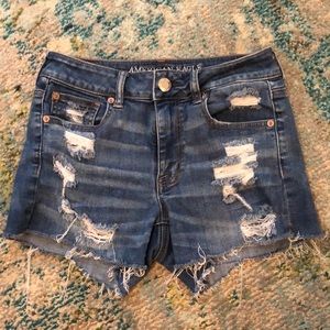 American Eagle High Rise Shortie size 4
